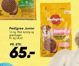 Bilka Pedigree Junior tilbud