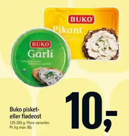 Føtex Buko pisket- eller flødeost tilbud