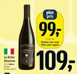 Føtex Le Arche Amarone tilbud