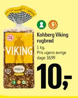 Føtex Kohberg Viking rugbrød tilbud