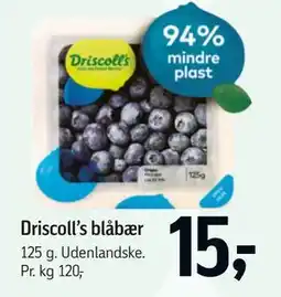 Føtex Driscoll’s blåbær tilbud