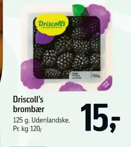 Føtex Driscoll’s brombær tilbud