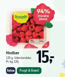 Føtex Hindbær tilbud