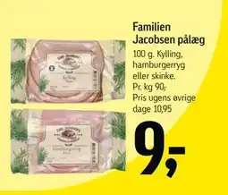 Føtex Familien Jacobsen pålæg tilbud