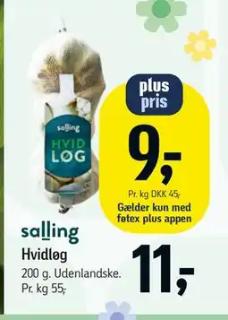 Føtex Hvidløg tilbud