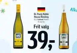 Føtex Dr. Pauly Noble House Riesling tilbud