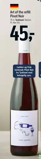 Føtex Art of the refill Pinot Noir tilbud