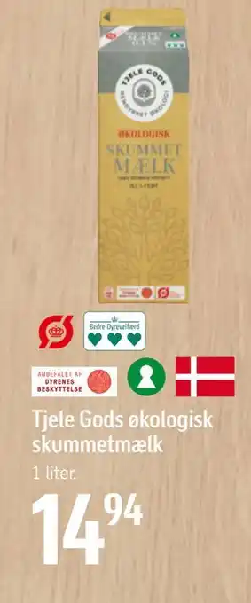Føtex Tjele Gods økologisk skummetmælk tilbud