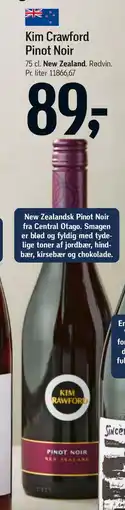 Føtex Kim Crawford Pinot Noir tilbud