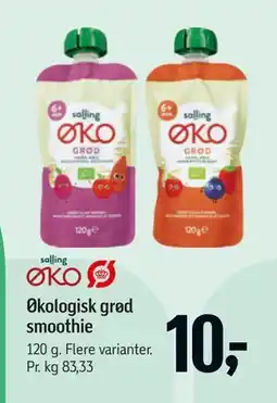 Føtex Økologisk grød smoothie tilbud