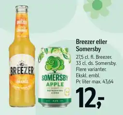 Føtex Breezer eller Somersby tilbud