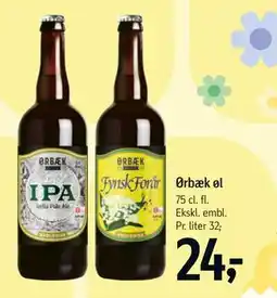 Føtex Ørbæk øl tilbud