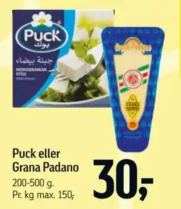 Føtex Puck eller Grana Padano tilbud