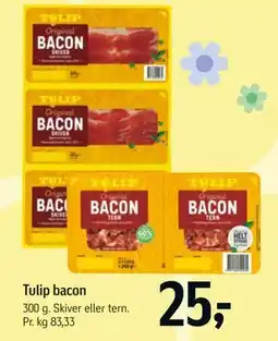 Føtex Tulip bacon tilbud