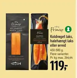 Føtex Koldrøget laks, halehængt laks eller ørred tilbud