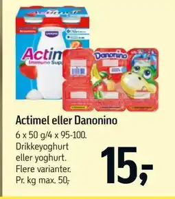 Føtex Actimel eller Danonino tilbud