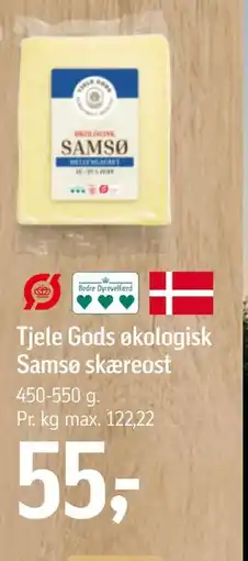 Føtex Tjele Gods økologisk Samsø skæreost tilbud