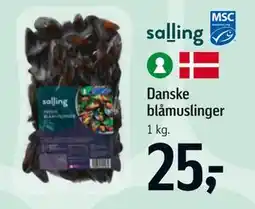 Føtex Danske blåmuslinger tilbud