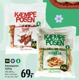 Føtex Kæmpeposen kylling tilbud