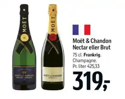 Føtex Moët & Chandon Nectar eller Brut tilbud