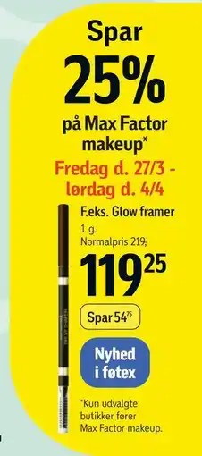 Føtex Glow framer tilbud