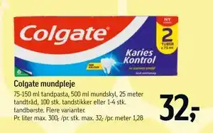 Føtex Colgate mundpleje tilbud