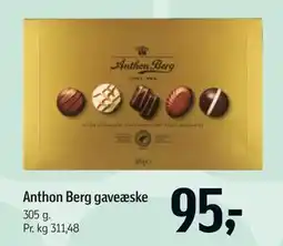 Føtex Anthon Berg gaveæske tilbud