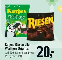 Føtex Katjes, Riesen eller Werthers Original tilbud