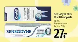 Føtex Sensodyne eller Oral B tandpasta tilbud