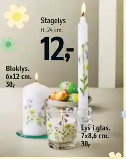 Føtex Lys i glas tilbud