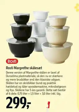 Føtex Rosti Margrethe skålesæt tilbud