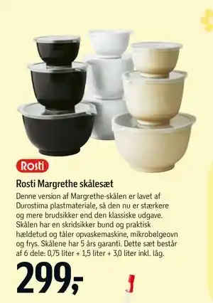 Føtex Rosti Margrethe skålesæt tilbud