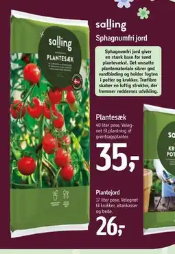 Føtex Plantesæk tilbud