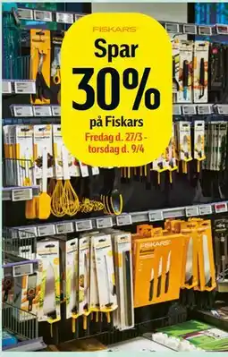 Føtex Spar 30%. på Fiskars tilbud