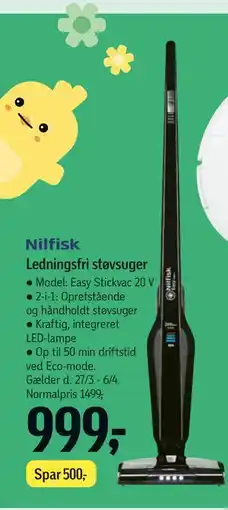 Føtex Ledningsfri støvsuger tilbud