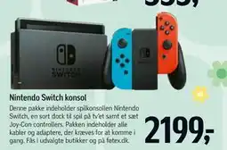 Føtex Nintendo Switch konsol tilbud