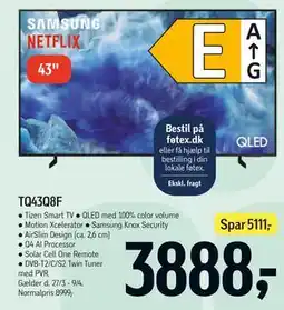 Føtex SAMSUNG TQ43Q8F tilbud