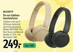 Føtex On-ear trådløse høretelefoner tilbud