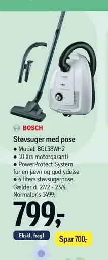 Føtex Støvsuger med pose tilbud