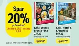Føtex Spar 20% på Smartbox tilbud