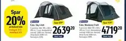 Føtex Spar 20% på Outwell telte tilbud