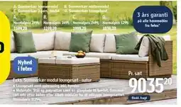 Føtex Sommerkær modul loungesæt - natur tilbud
