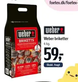 Føtex Weber briketter tilbud