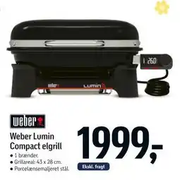 Føtex Weber Lumin Compact elgrill tilbud