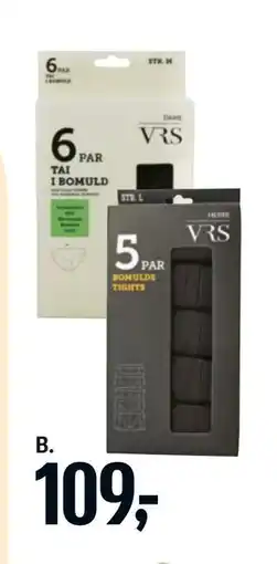 Føtex 5-pak tights eller 6-pak trusser tilbud