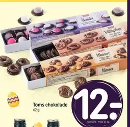 REMA 1000 Toms chokolade tilbud