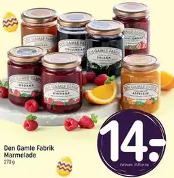 REMA 1000 Den Gamle Fabrik Marmelade tilbud