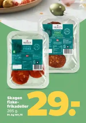 Netto Skagen fiskefrikadeller tilbud