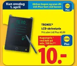 Lidl TRONIC LCD-skrivetavle tilbud