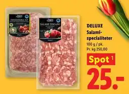 Lidl DELUXE Salamispecialiteter tilbud
